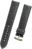 Grey Leather Strap 20/18 Mm