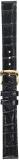 Tissot womens Leather Calfskin Watch Strap Black T600040628