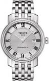 Tissot T-Classic Bridgeport Powermatic 80 Automatic Silver Dial Stainless Steel Mens Watch T0974071103300