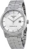 Tissot Men's T0864071103100 Luxury 41mm Silver Dial Stainless Steel Watch