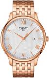 Tissot T063.610.33.038.00 Men's Watch Tradition Rose Gold 42mm Stainless Steel