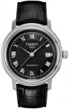 Tissot Men's T0454071605300 T-Classic Bridgeport Black Dial and Strap Watch