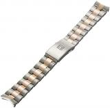 Tissot womens Stainless Steel Watch Strap Rose Gold / Silver T605043793