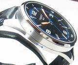 Tissot Mens Alpine On Board 316L Stainless Steel case Swiss Quartz Watch, Black, Leather, 22 (T1236101605700)