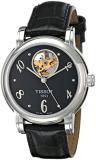 Tissot Women's T0502071605700 Heart Automatic Black Open Dial Watch