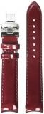 Tissot women's Leather Calfskin Watch Strap Burgundy T600031400