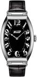 Tissot T1285091605200 Heritage Porto Leather Strap Black Dial [Parallel Import], Dial color - black, Watch reissue model released in 1919