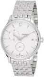 Tissot Men's Stainless Steel Quartz Watch with Stainless-Steel Strap, Silver, 20 (Model: T0636391103700)