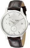 Tissot Men's T0636391603700 Tradition GMT Analog Display Quartz Brown Watch