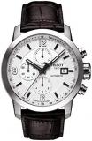 Tissot Men's T0554271601700 Automatic Chronograph and Tachymeter Sapphire Crystal Leather Band Watch