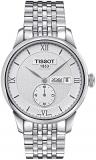 Tissot Le Locle White Dial Stainless Steel Automatic Men's Watch T0064281103801, Silver-Tone