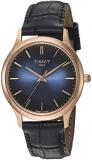 Tissot womens Excellence Steel And 18K Gold Dress Watch Blue T9262107604100