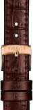 Tissot T852043042 15mm Lug Brown Leather Strap