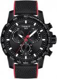 Tissot Men's Supersport Chrono 316L Stainless Steel case with Black PVD Coating ...