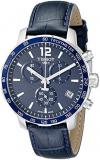 Tissot Men's T0954171604700 Quickster Stainless Steel Watch With Blue Synthetic Band