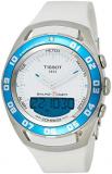 Tissot Men's 'Sailing Touch' Blue Dial Stainless Steel/Rubber Multifunction Watch T056.420.21.041.00