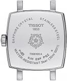 Tissot Womens Lovely 316L Stainless Steel case Swiss Quartz Watch, White,Brown, Synthetic, 9 (T0581091703600)