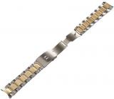 Tissot unisex-adult Stainless Steel Watch Strap Silver/ Yellow Gold T605045893