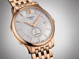 Tissot mens Tradition Stainless Steel Dress Watch Rose Gold T0634283303800