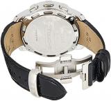 Tissot Women's T047.220.46.126.00 Black Mother-Of-Pearl Diamonds Index Dial Watch