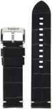 Tissot T852046775 22mm Lug Black Leather Strap