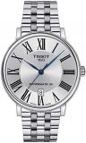 Tissot mens Carson Auto Stainless Steel Dress Watch Grey T1224071103300