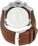 Tissot V8 T106.417.16.262.00 Ivory / Brown Leather Analog Quartz Men's Watch