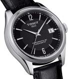 Tissot Mens Ballade COSC 316L Stainless Steel case Swiss Automatic Watch, Black, Leather, 20 (T1084081605700)