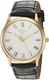 Tissot unisex-adult Excellence Steel And 18K Gold Dress Watch Black T92641016013...