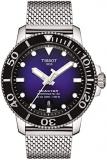 Tissot mens Seastar Stainless Steel Casual Watch Grey T1204071104102