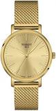 Tissot Womens Everytime Lady 316L Stainless Steel case with Yellow Gold PVD Coat...