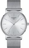Tissot Mens Everytime Gent 316L Stainless Steel case Quartz Watch, Grey, Stainless Steel, 20 (T1434101101100)