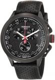 Tissot Mens T-Cycling Giro d'Italia 2022 Special Edition 316L Stainless Steel case with Black PVD Coating, Carbon Composite Quartz Watch, Black, Leather, 22 (T1354173705101)