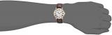 Tissot mens Carson Auto Stainless Steel Dress Watch Brown T1224073603300