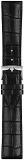 Tissot T852041653 22mm Lug Black Leather Strap