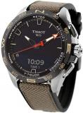 Tissot T1214204705107 T-Touch Connect Solar Quartz Men's Watch [Parallel Import], Black
