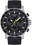 Tissot Mens Supersport Chrono 316L Stainless Steel case Swiss Quartz Watch, Blac...