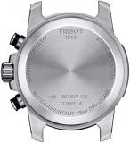 Tissot Mens Supersport Chrono 316L Stainless Steel case Swiss Quartz Watch, Black, Textile, 22 (T1256171705102)