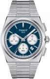 TISSOT Men's T1374271104100 PRX Automatic Chronograph Blue Dial Watch