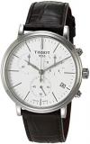 Tissot mens Carson Stainless Steel Dress Watch Brown T1224171601100