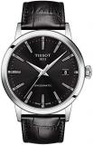 Tissot mens Classic Dream Stainless Steel Dress Watch Black T1294071605100