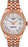 Tissot Mens Ballade COSC 316L Stainless Steel case with Rose Gold PVD Coating Sw...