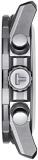 Tissot Mens Supersport Chrono 316L Stainless Steel case Swiss Quartz Watch, Blue, Black, Textile, 22 (T1256171705103)