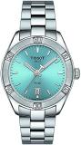 Tissot Womens PR 100 Lady Sport Chic Swiss Quartz Watch, Grey, Stainless Steel, ...