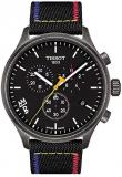Tissot mens Tissot Chrono XL 316L stainless steel case with antique steel PVD co...