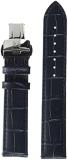 Tissot Leather Blue Watch Strap, 19 (Model: T852032781)