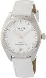 Tissot Womens PR 100 Auto Lady Swiss Automatic Watch, White, Leather,16 (T1012071611600)