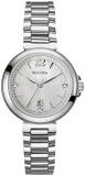 Bulova 96P149 Ladies Diamond Silver Steel Bracelet Watch