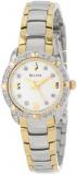 Bulova Women's 98R170 Diamond-Accented Stainless Steel Watch