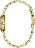 Caravelle Modern Quartz Ladies Watch, Stainless Steel Crystal , Gold-Tone (Model: 44L243)